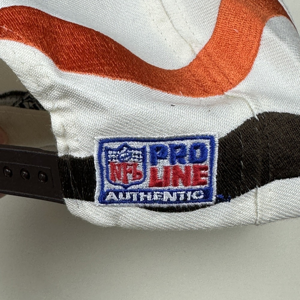 VTG 90s Cleveland Browns Apex One Proline Ribbon Wave NFL Snapback Hat Cap NWT - Picture 4 of 9